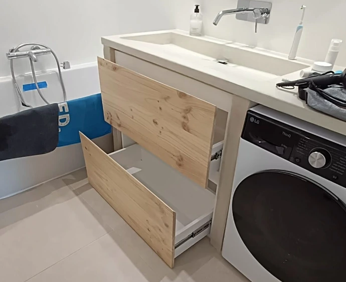 Rangement de salle de bain sous vasque